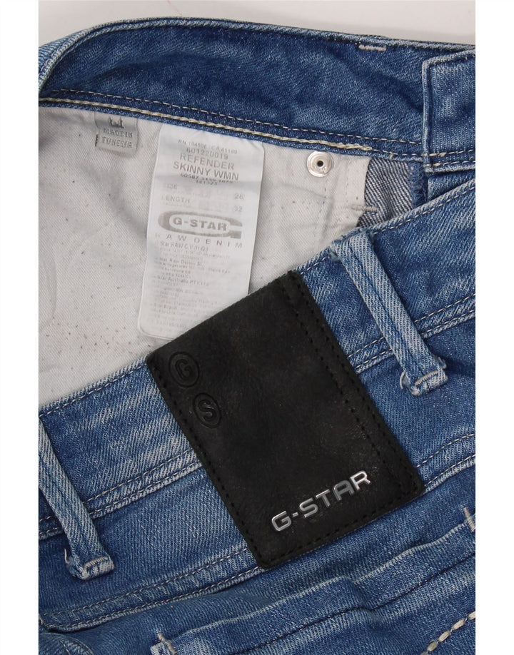 G-STAR Womens Refender Skinny Jeans W28 L32 Blue Cotton Vintage G-Star and Second-Hand G-Star from Messina Hembry 