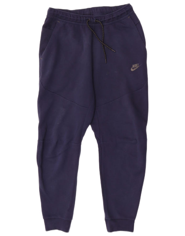 Pantaloni da tuta da uomo Nike Joggers medio cotone blu navy
