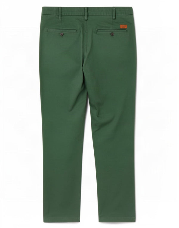 Pantaloni chino dritti da uomo Timberland W38 L34 verdi