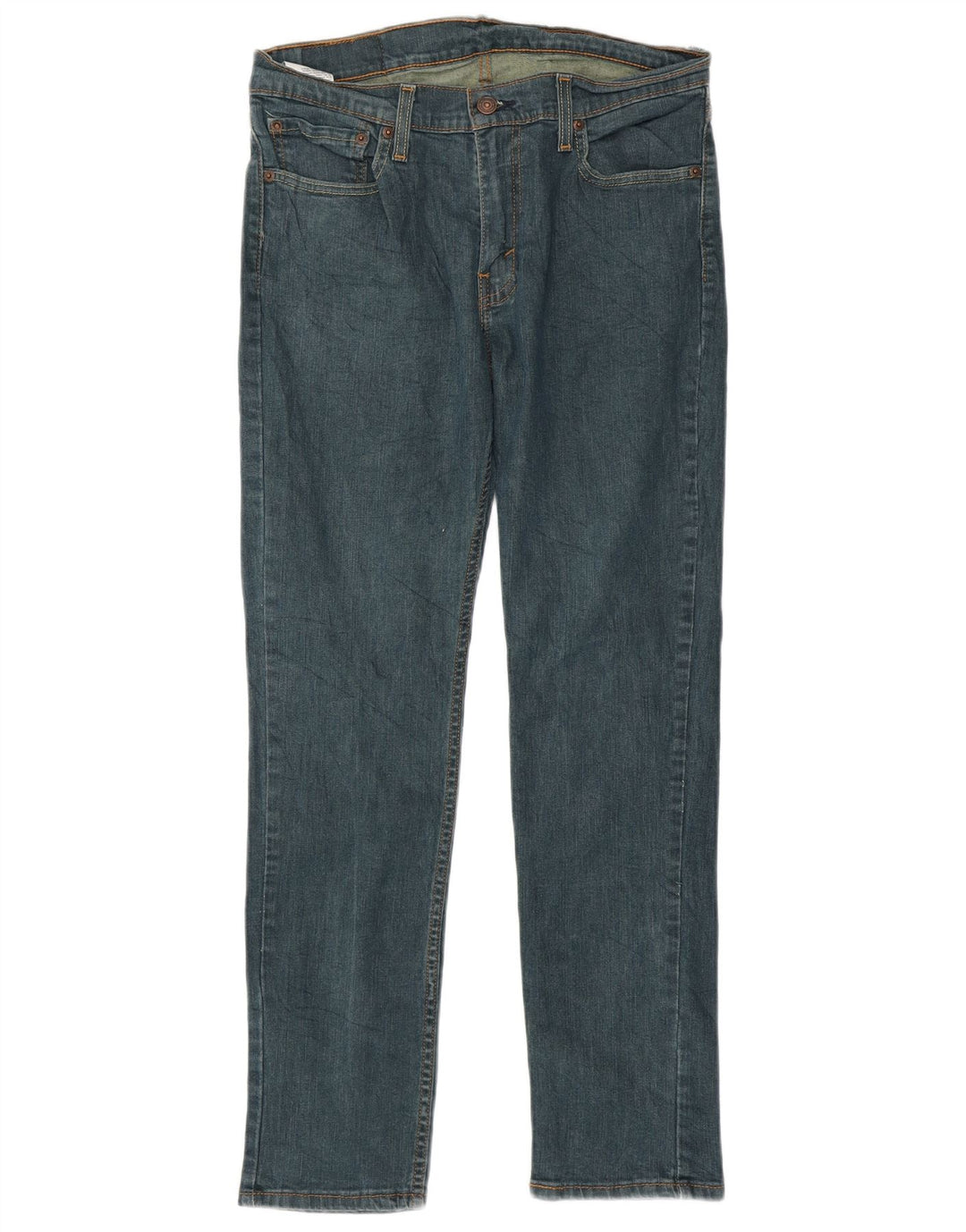 Levi's Uomo 511 Slim Jeans W32 L30 Blu Navy Cotone