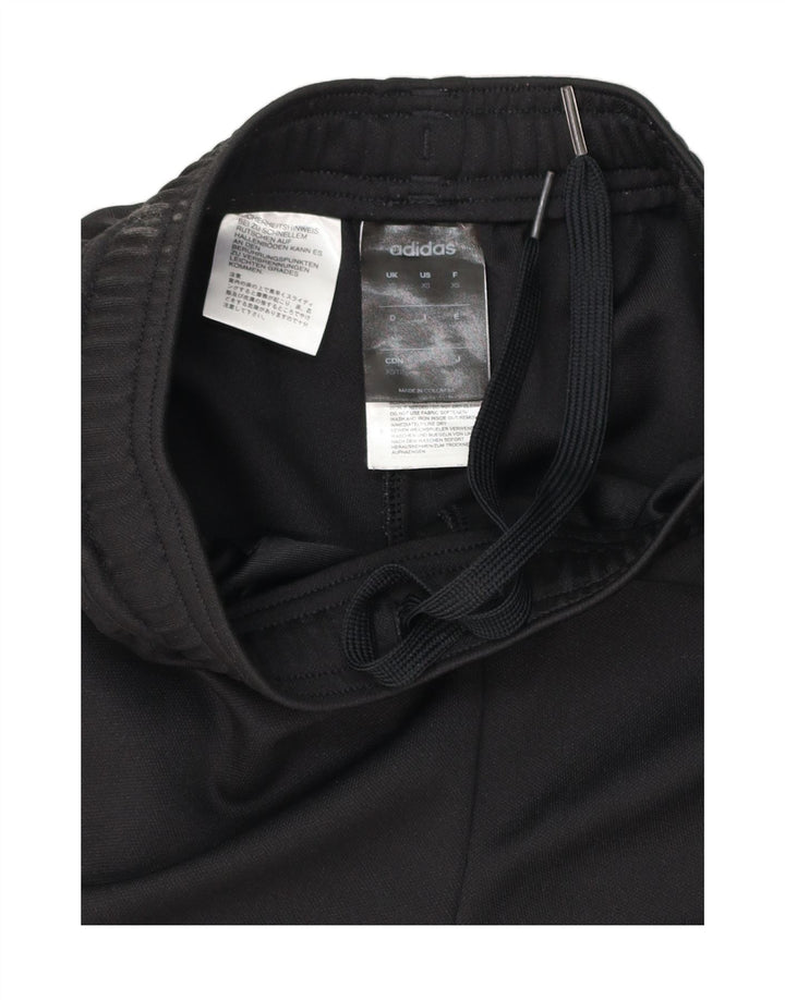 ADIDAS Womens Climalite Tracksuit Trousers UK 6 XS Black Polyester Vintage Adidas and Second-Hand Adidas from Messina Hembry 