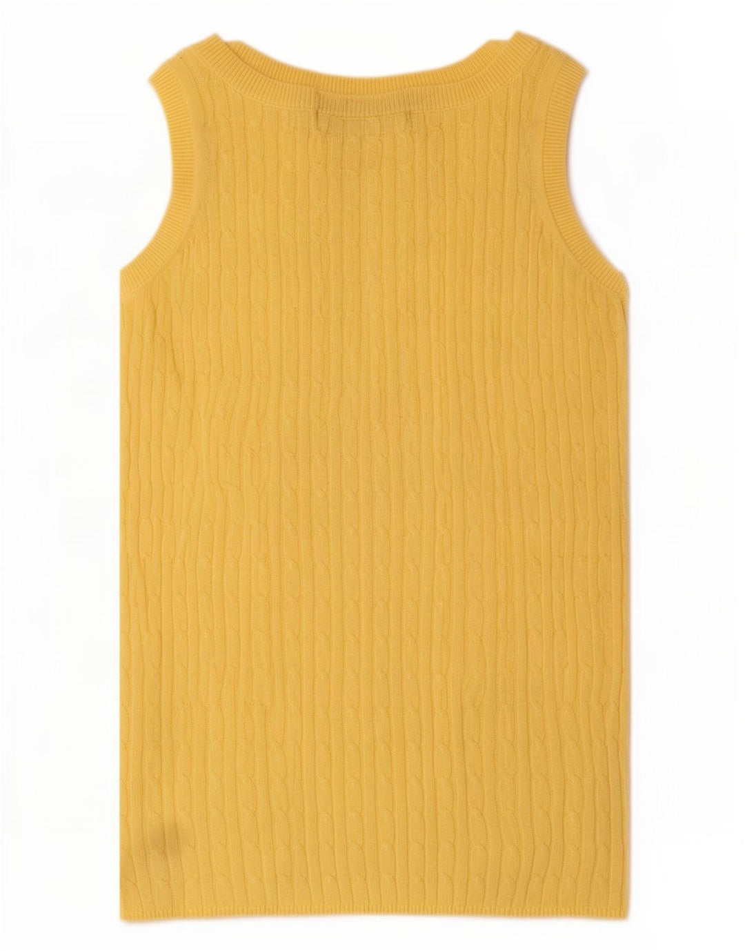Canotta Donna Zara UK 12 Giallo Medio