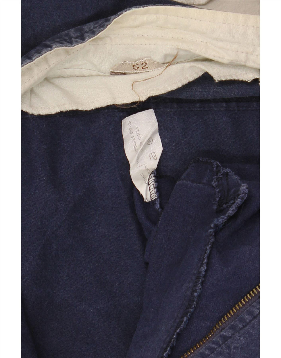 Giubbotto bomber da uomo VINTAGE IT 52 XL Cotone color block blu navy