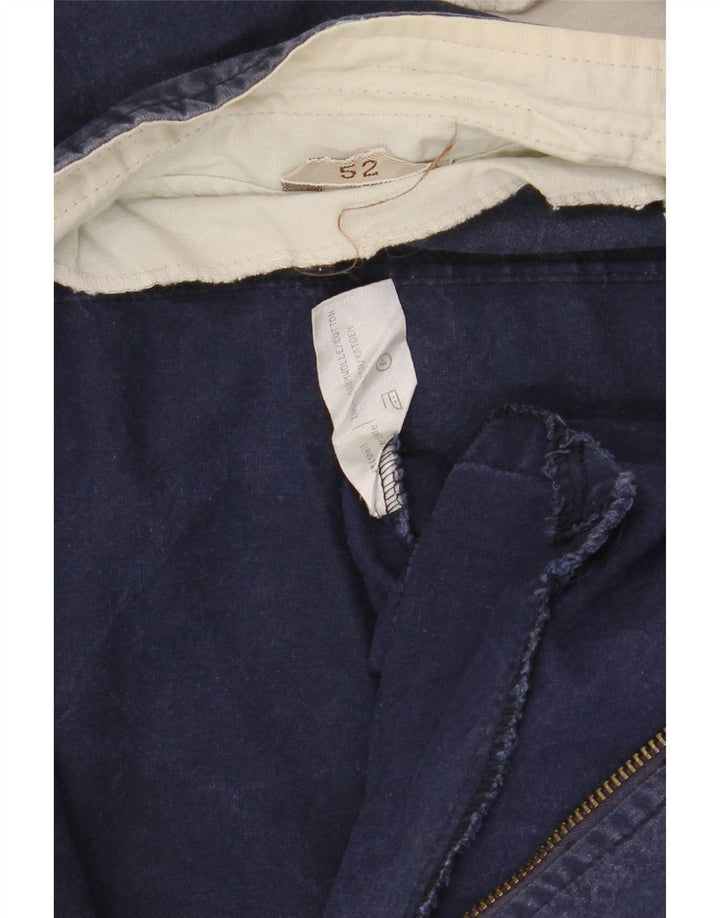 Giubbotto bomber da uomo VINTAGE IT 52 XL Cotone color block blu navy