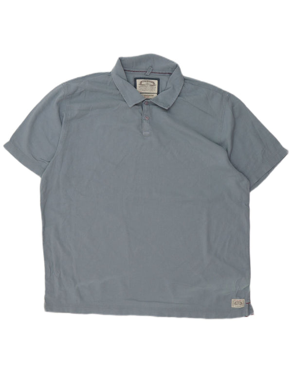 Polo da uomo WHITE STUFF 2XL in cotone blu