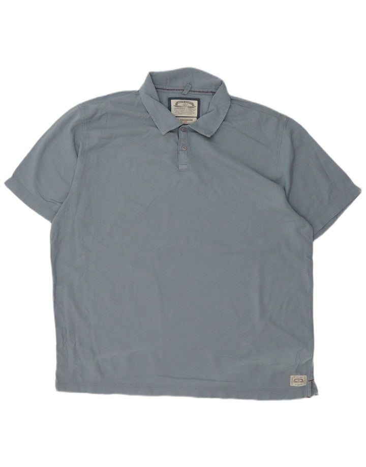 Polo da uomo WHITE STUFF 2XL in cotone blu