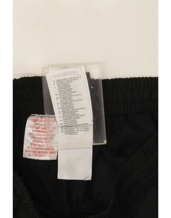 Pantaloni della tuta da ragazzo Adidas 8-9 anni in poliestere nero