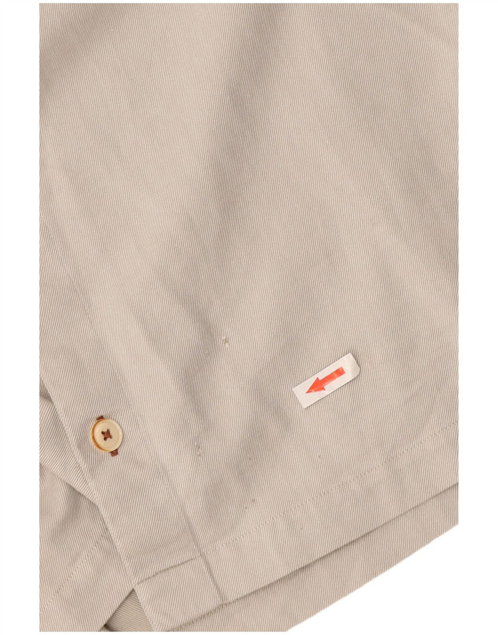 Camicia da uomo Ted Baker taglia 3 piccola in cotone bianco sporco