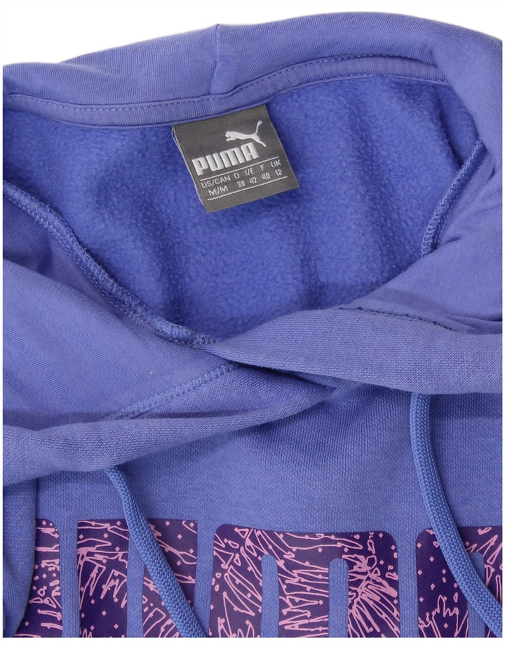 Felpa con cappuccio grafica PUMA da donna UK 12 viola medio