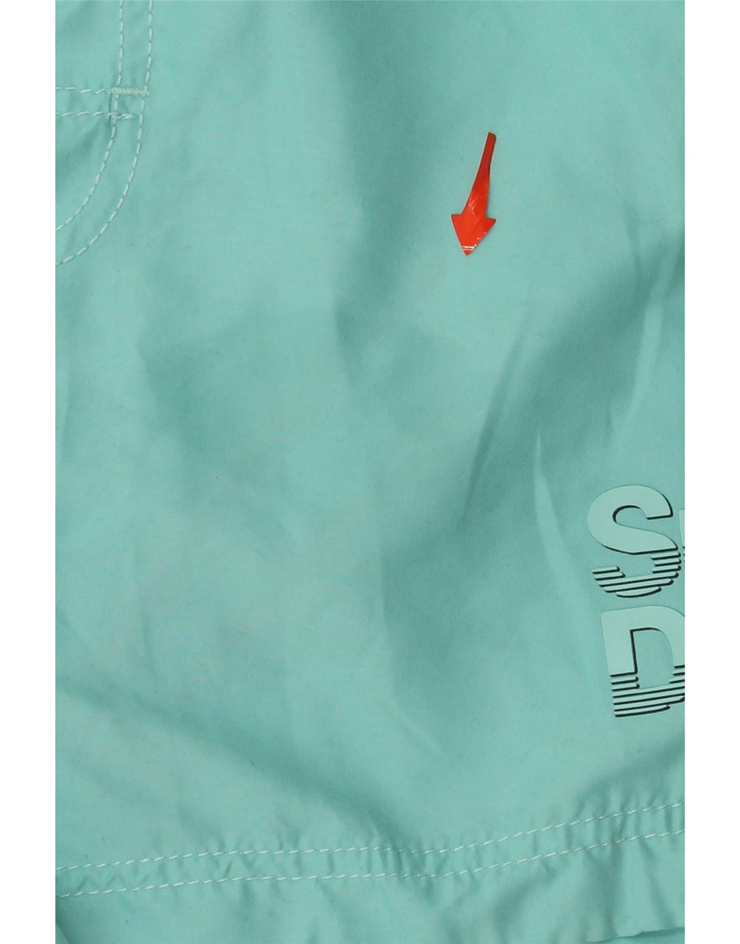 SUPERDRY Mens Graphic Swimming Shorts XL Turquoise Polyester