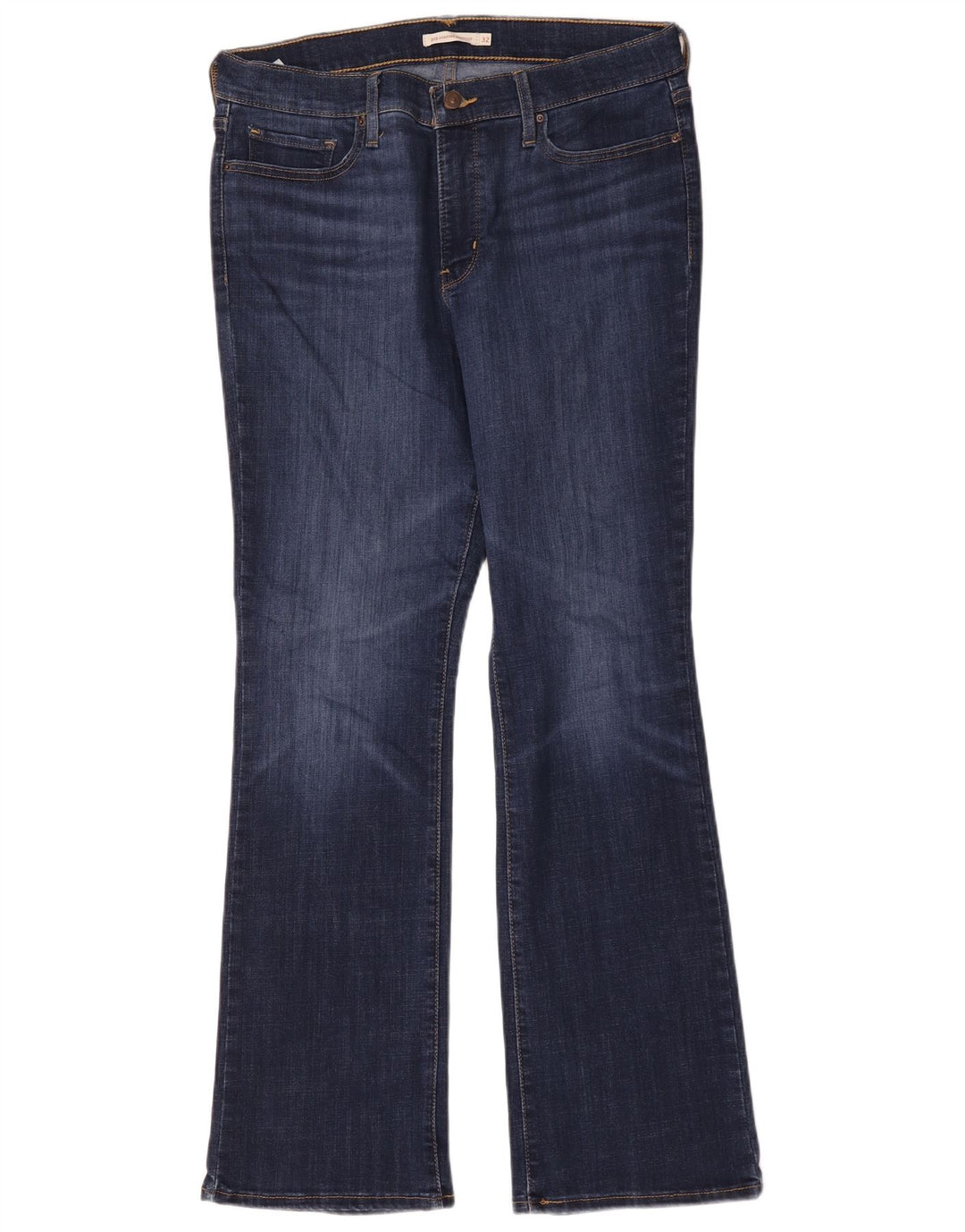 Levi's Donna 315 Shaping Bootcut Jeans W32 L32 Cotone Blu Navy