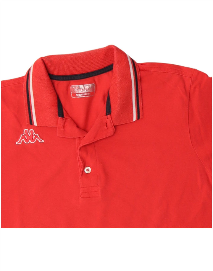 Polo Uomo KAPPA Rosso Medio Cotone