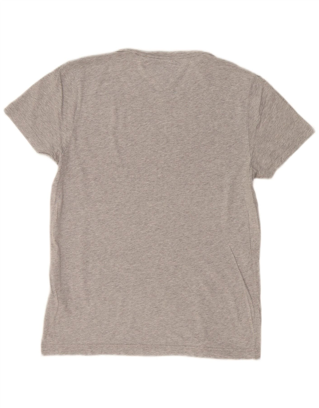 TOMMY HILFIGER T-shirt grafica da uomo Top Small in cotone color block grigio