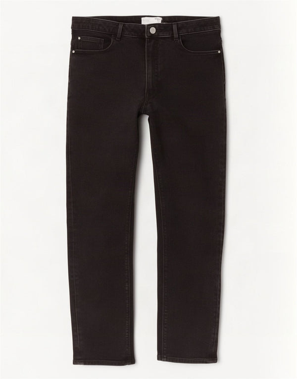 Jeans slim Marks & Spencer da donna Lily Crop UK 18 XL W36 L26 cotone nero
