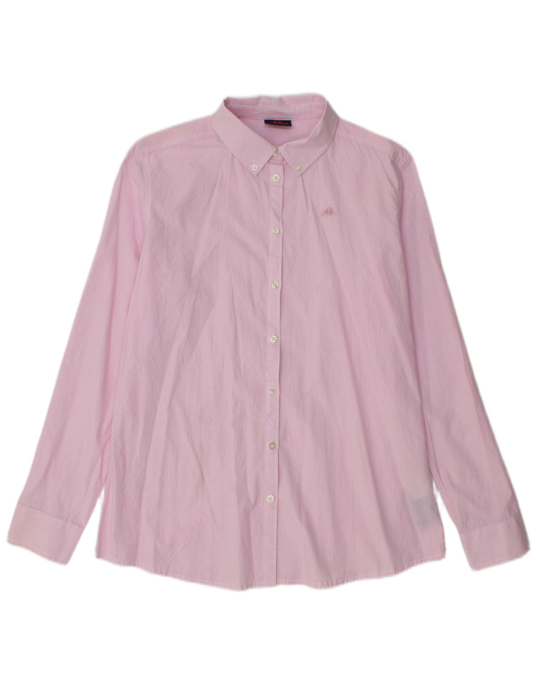 Camicia Kappa da donna UK 16 cotone a quadri rosa grande