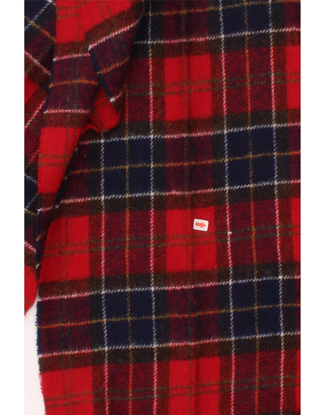 Sciarpa rettangolare da uomo Barbour, taglia unica, in lana scozzese rossa, classica