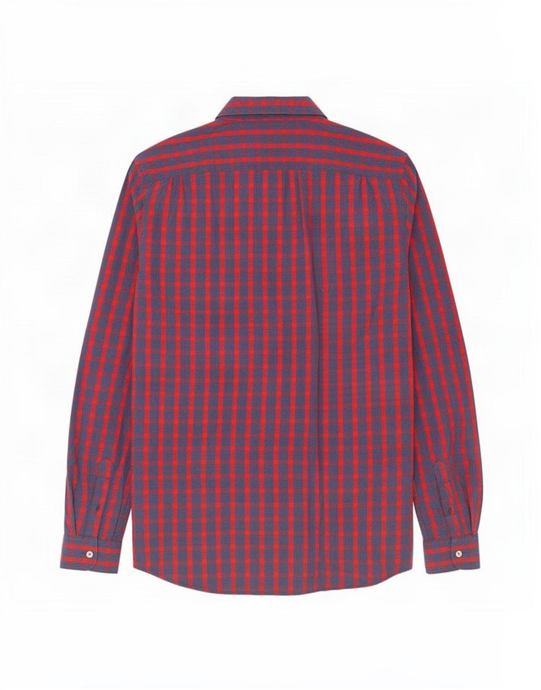 Camicia da uomo dalla vestibilità regolare di French Connection, cotone medio a quadri blu navy