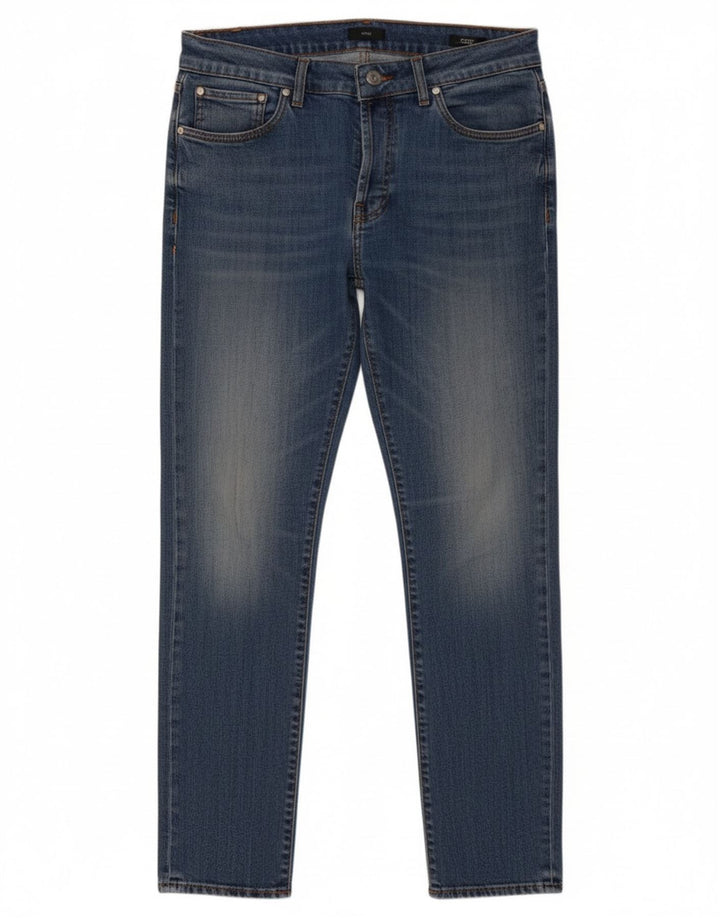 Jeans skinny Liu Jo da uomo Scott W33 L29 poliestere blu