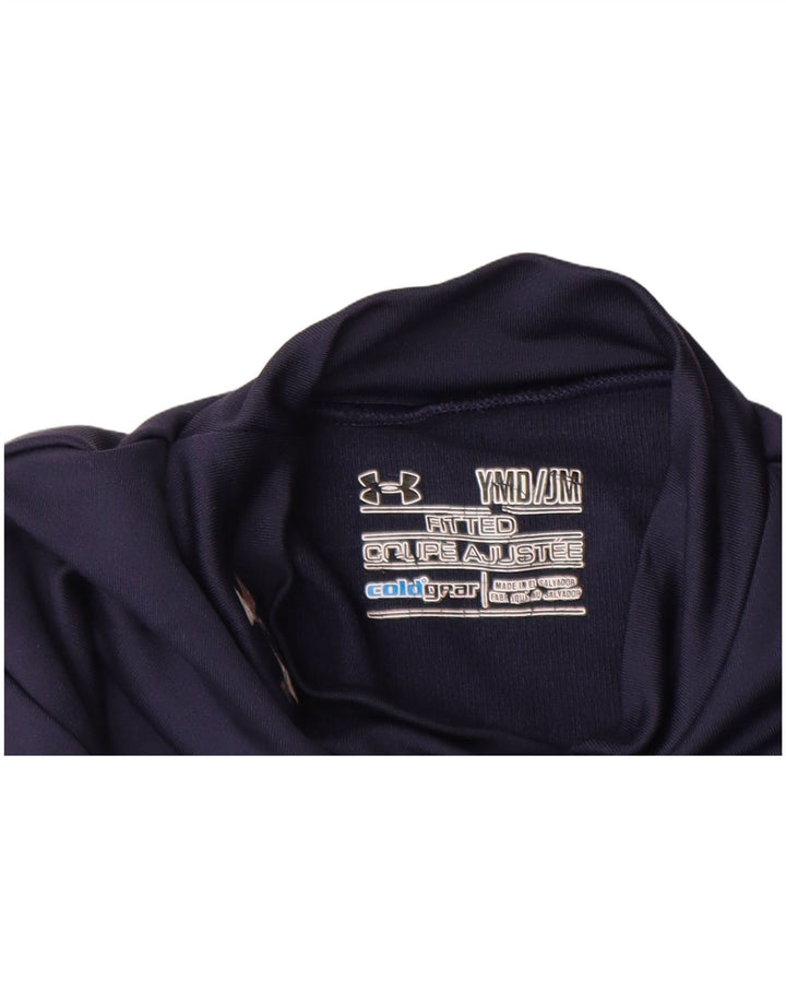 Maglia Cold Gear da bambino UNDER ARMOUR manica lunga 9-10 anni medio blu navy