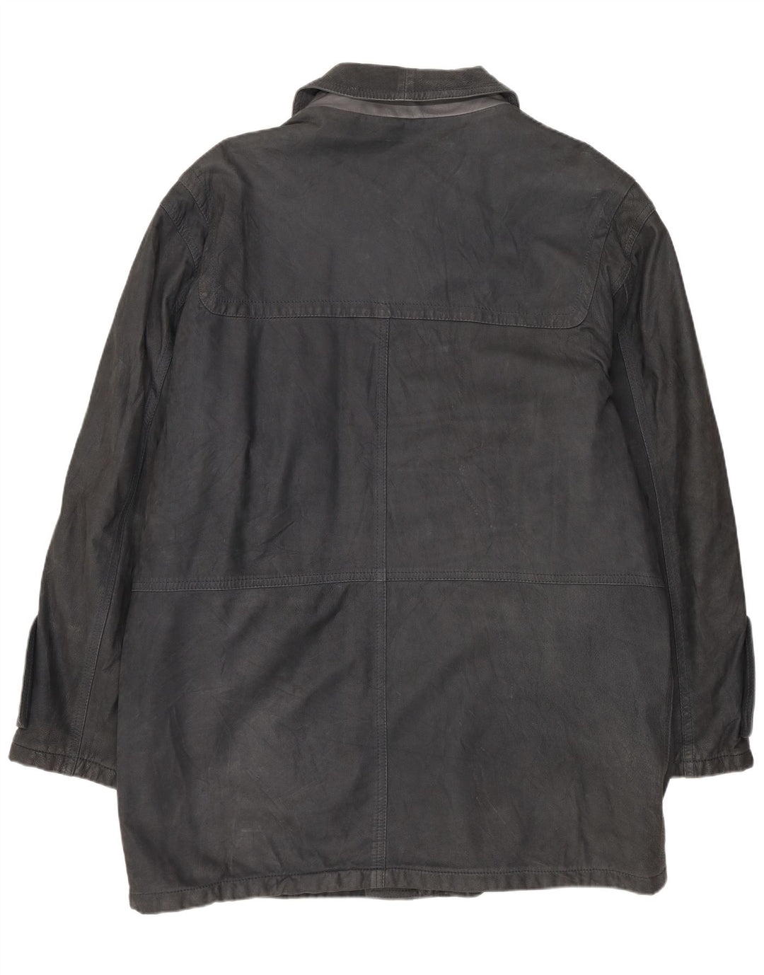 Cappotto in pelle da uomo Blue Duck IT 50 Large Blu Navy