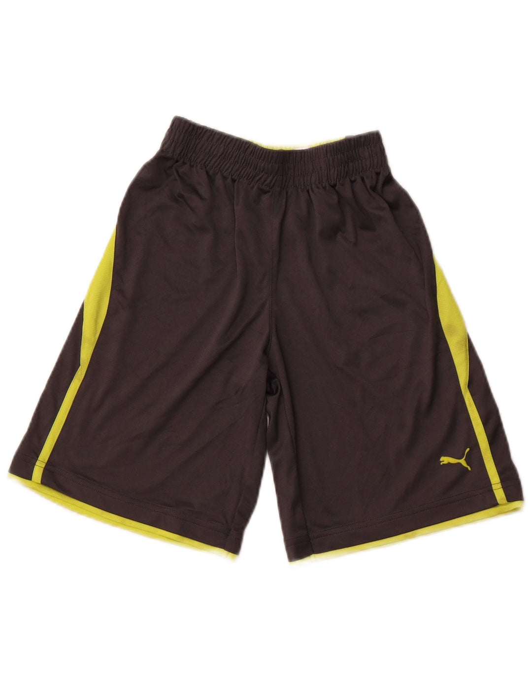 Pantaloncini sportivi PUMA da bambino 7-8 anni Small in poliestere color block grigio