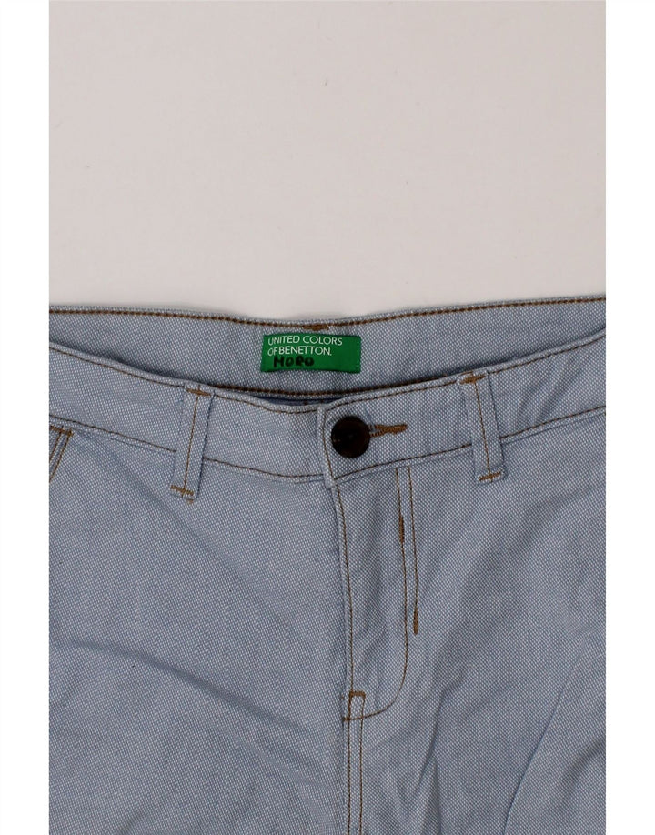 BENETTON Boys Chino Shorts 13-14 Years W28  Blue Vintage Benetton and Second-Hand Benetton from Messina Hembry 