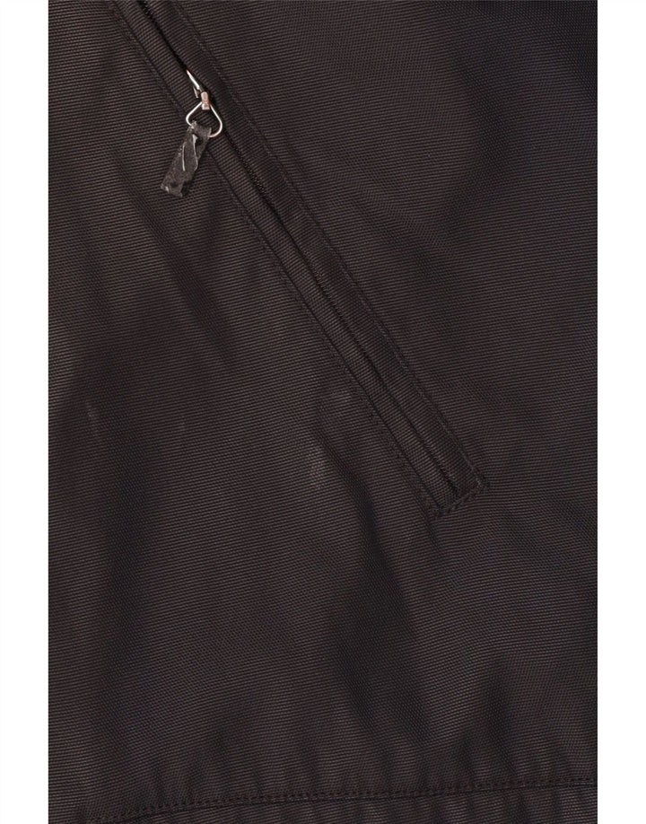 BURBERRY Cappotto da uomo UK 40 Large Nero in poliammide Classico