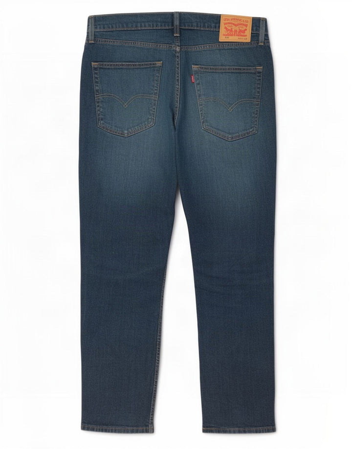 Levi's Uomo 514 Jeans dritti W36 L30 Blu