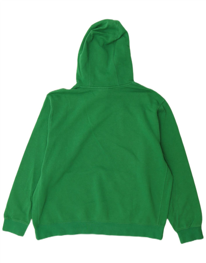 Felpa con cappuccio da uomo Nike XL in cotone verde