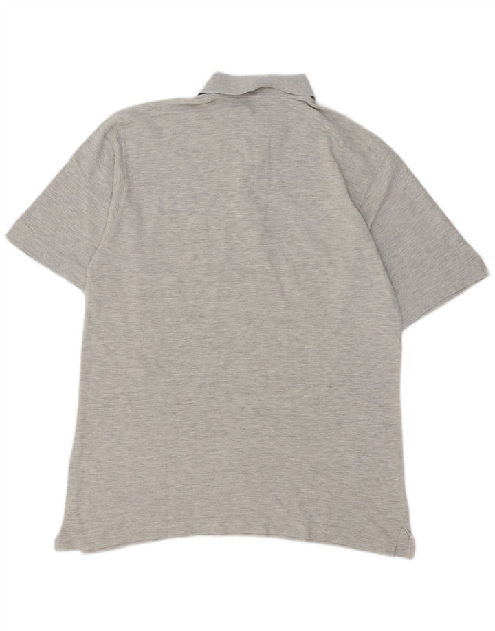 Polo Uomo Sergio Tacchini Cotone Puntinato Grigio Medio