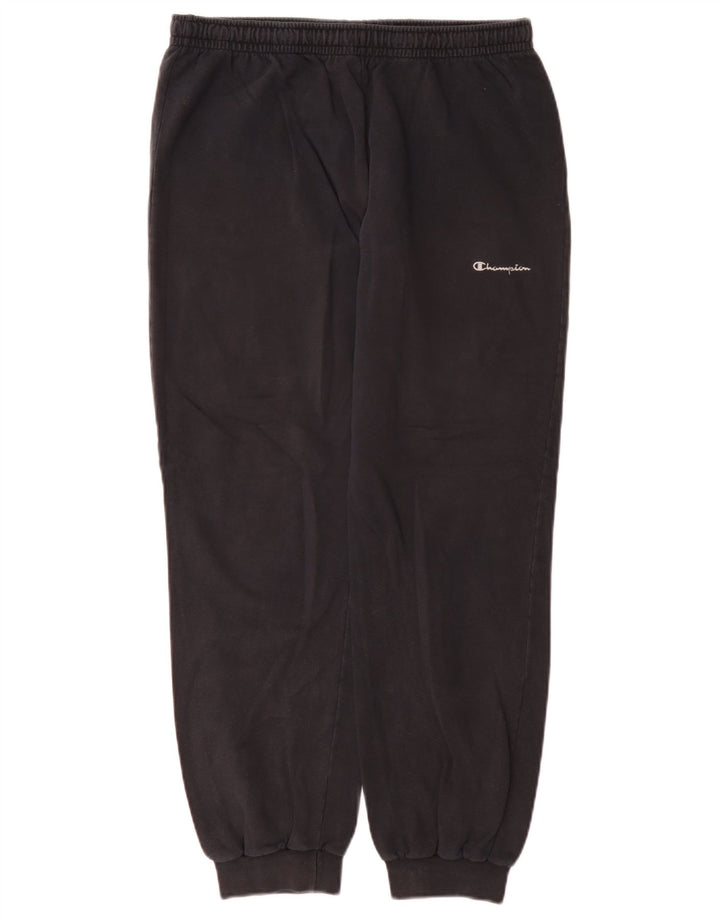 Pantaloni da tuta da uomo Champion Joggers medio cotone nero