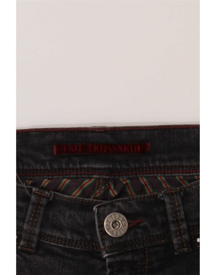 Jeans Straight Uomo Trussardi W29 L32 Cotone Grigio