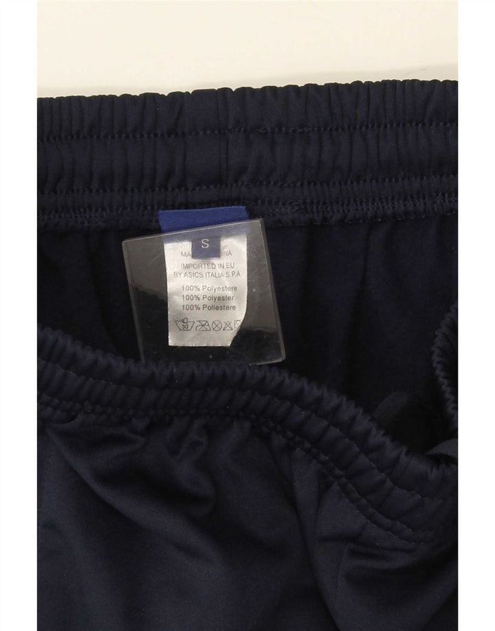 Pantaloni da tuta da uomo Asics Joggers piccoli in poliestere blu navy