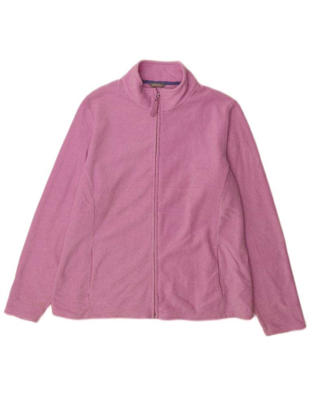 Giacca in pile da donna Marks & Spencer UK 20 2XL poliestere rosa