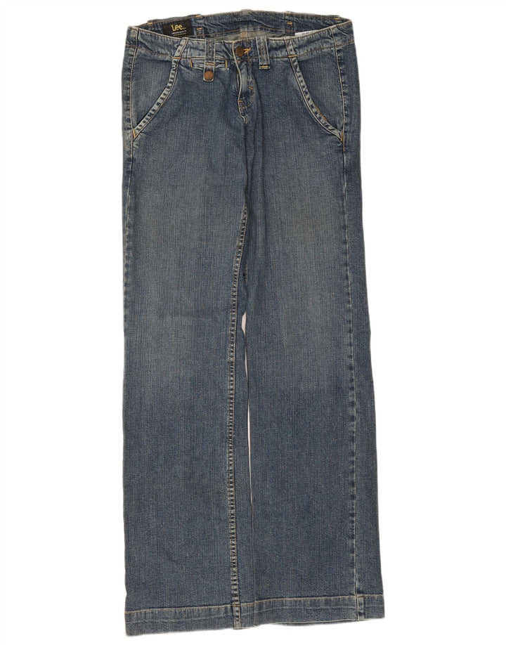 Jeans Lee da donna a gamba larga W28 L30 cotone blu