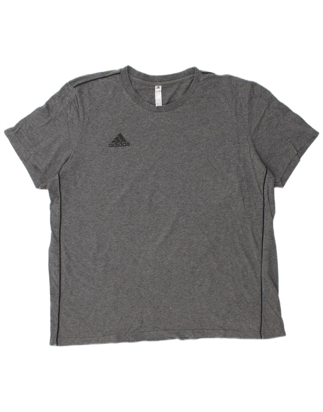 ADIDAS Mens T-Shirt Top XL Grey Cotton