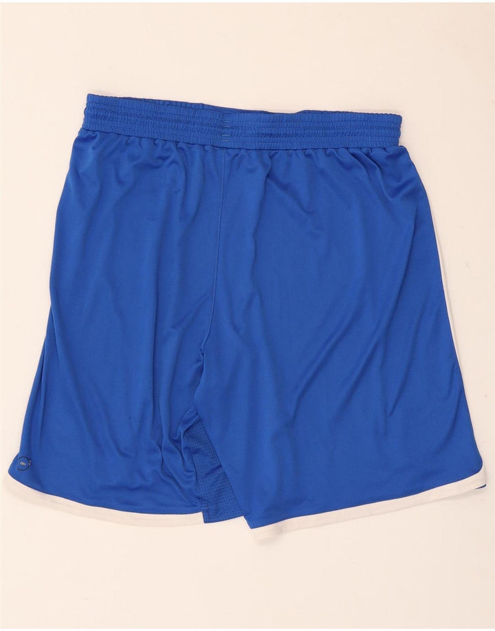 Pantaloncini sportivi Puma Italia da uomo con grafica grande blu in poliestere