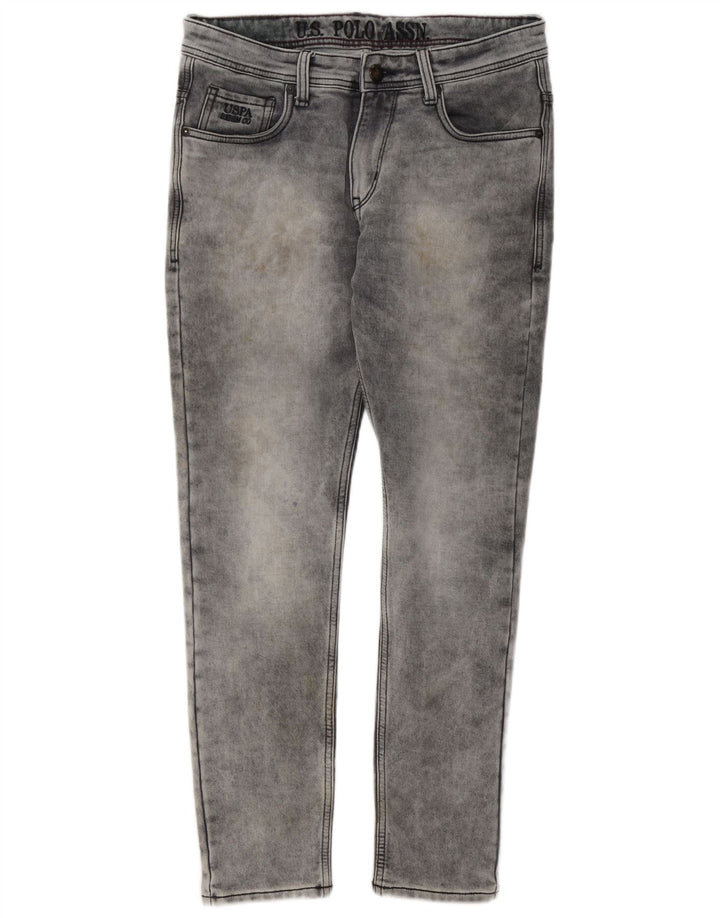 Polo Assn. degli Stati Uniti Jeans slim da uomo W32 L29 cotone grigio