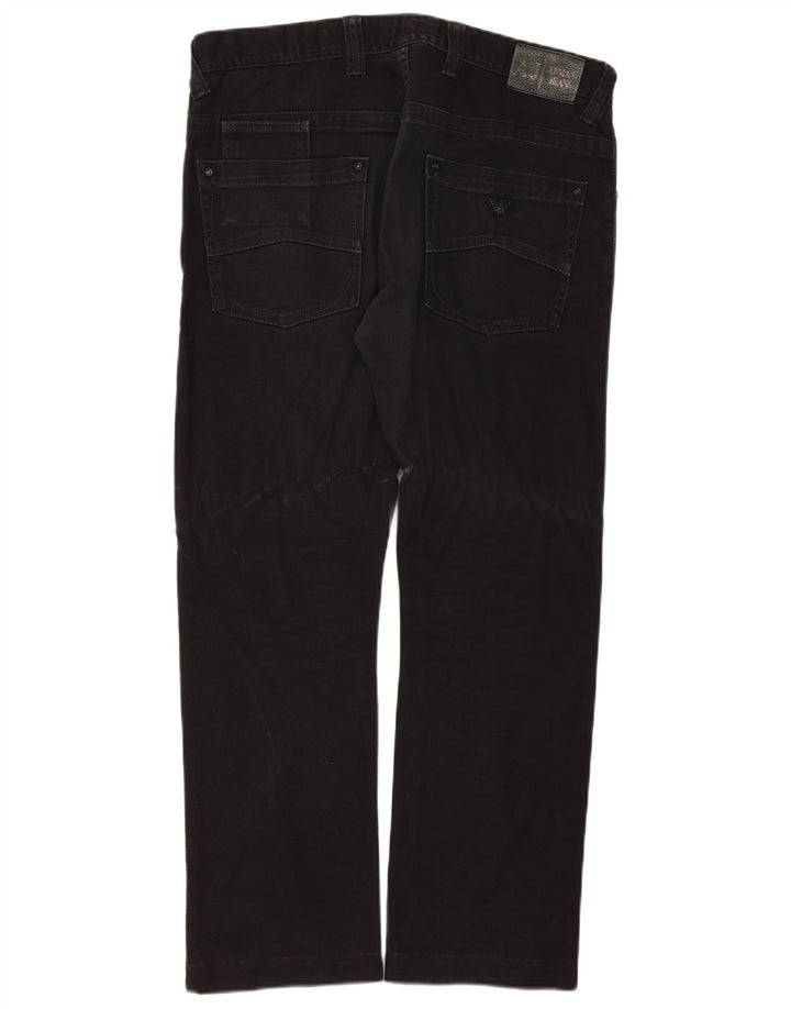 Jeans slim da uomo Armani J08 W36 L30 cotone nero