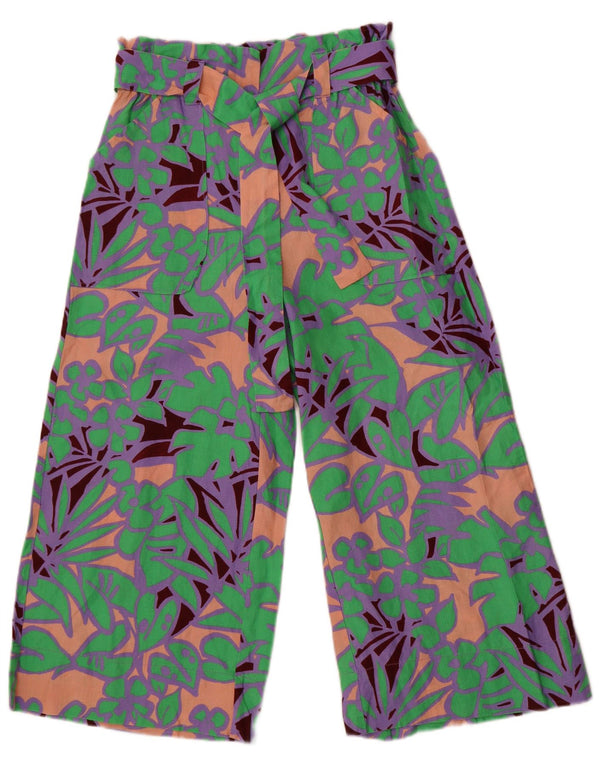 Pantaloni capri da donna Max & Co. a gamba larga W30 L22 floreale multicolore