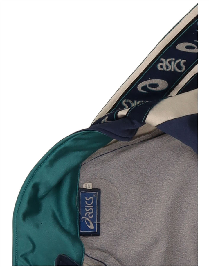 Giacca sportiva da uomo con grafica Asics IT 46 Small Blu Navy Colourblock