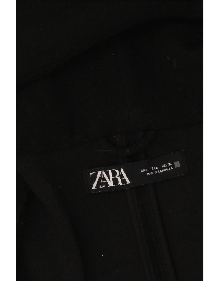 Cappotto oversize con cappuccio da donna Zara UK 10 piccolo nero