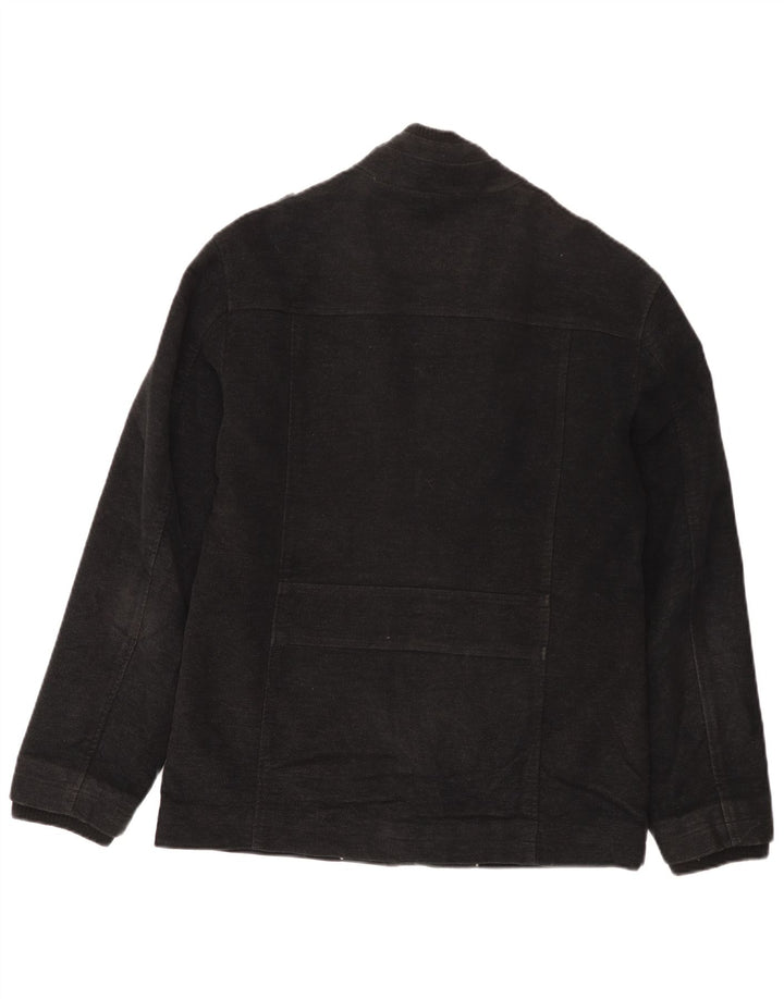 Giacca militare da uomo Marks & Spencer UK 36 piccola cotone nero