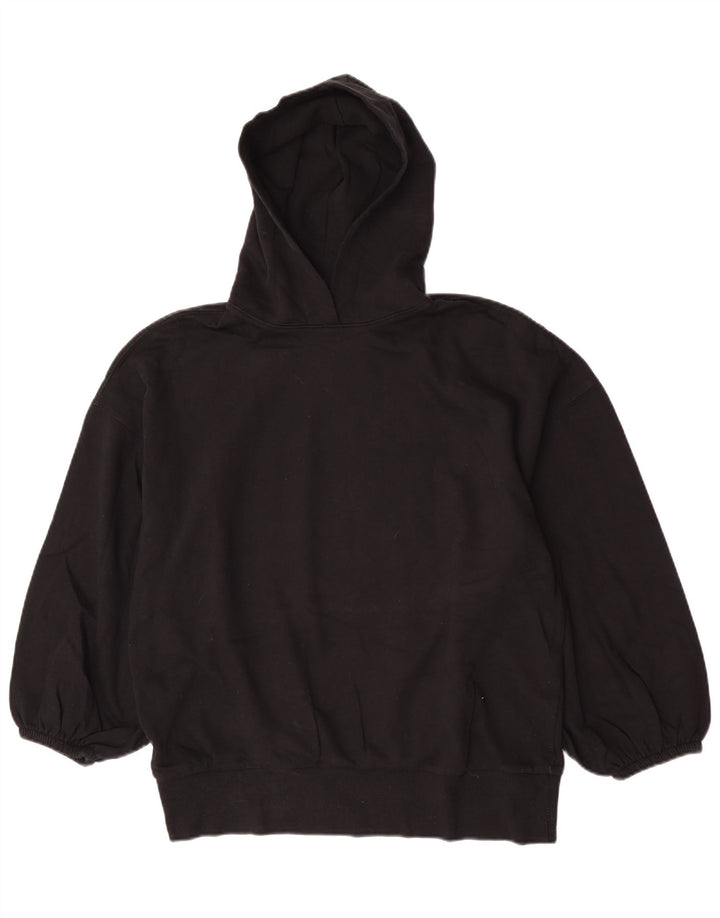 Maglione oversize con cappuccio da donna Zara UK 14 medio nero