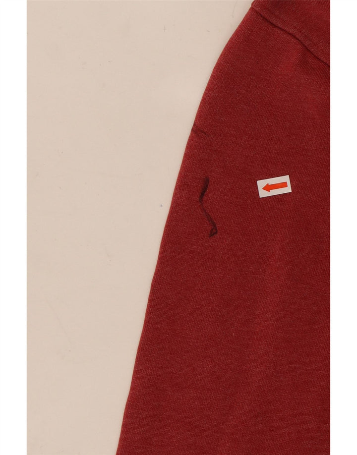 SALTROCK Felpa con cappuccio grafica da uomo XL in cotone rosso