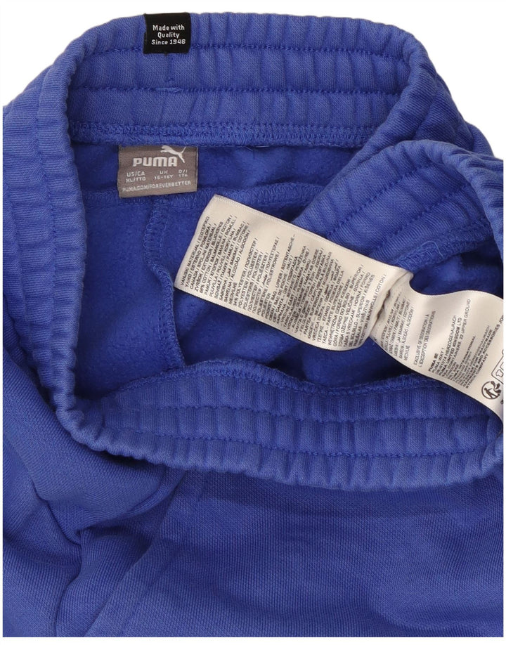 Pantaloncini sportivi Puma Ragazzo 15-16 anni Cotone Blu