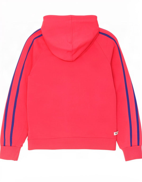 Maglione con cappuccio e zip da donna Ellesse UK 12 Cotone rosa medio