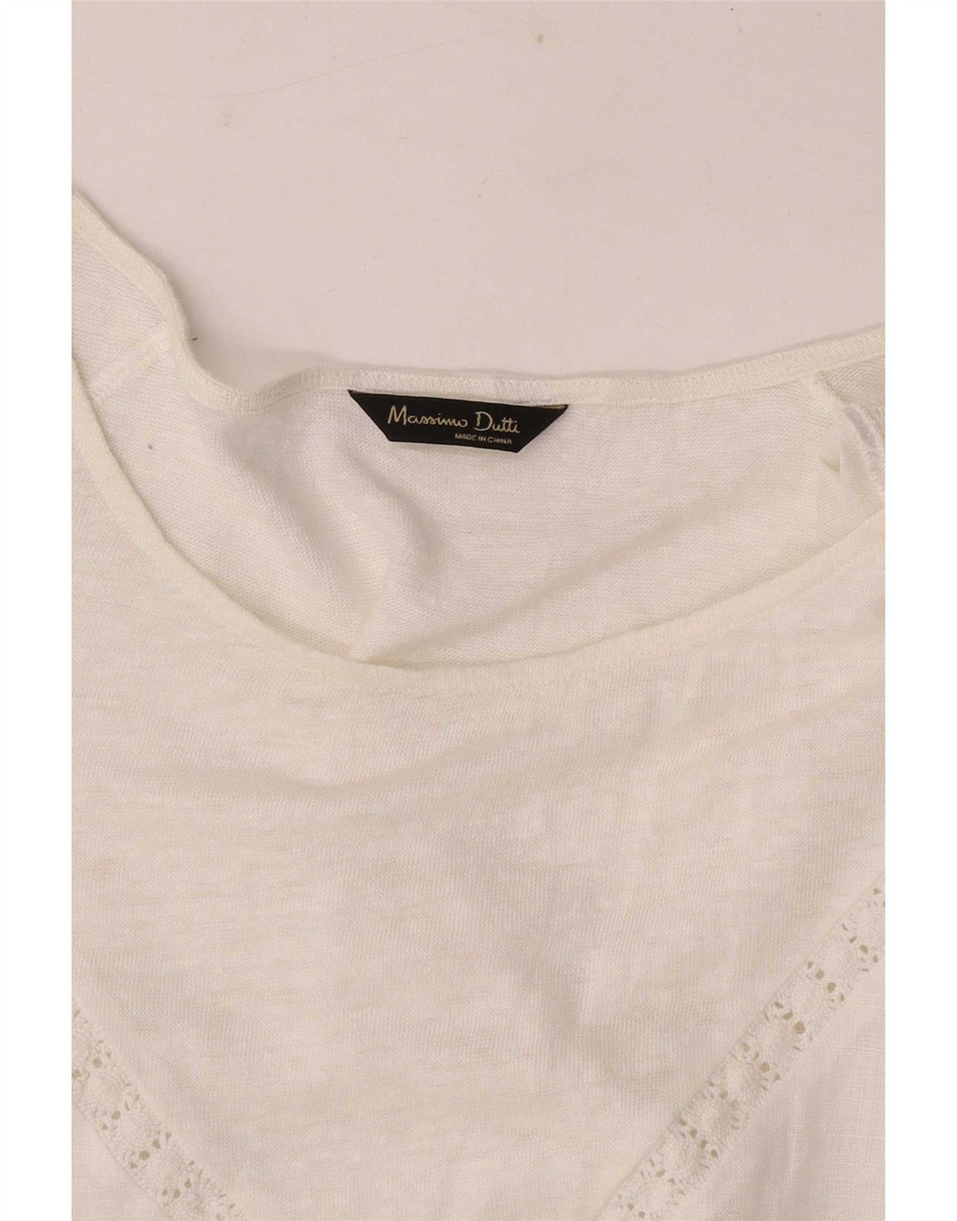 Camicetta da donna Massimo Dutti Top UK 12 Bianco medio