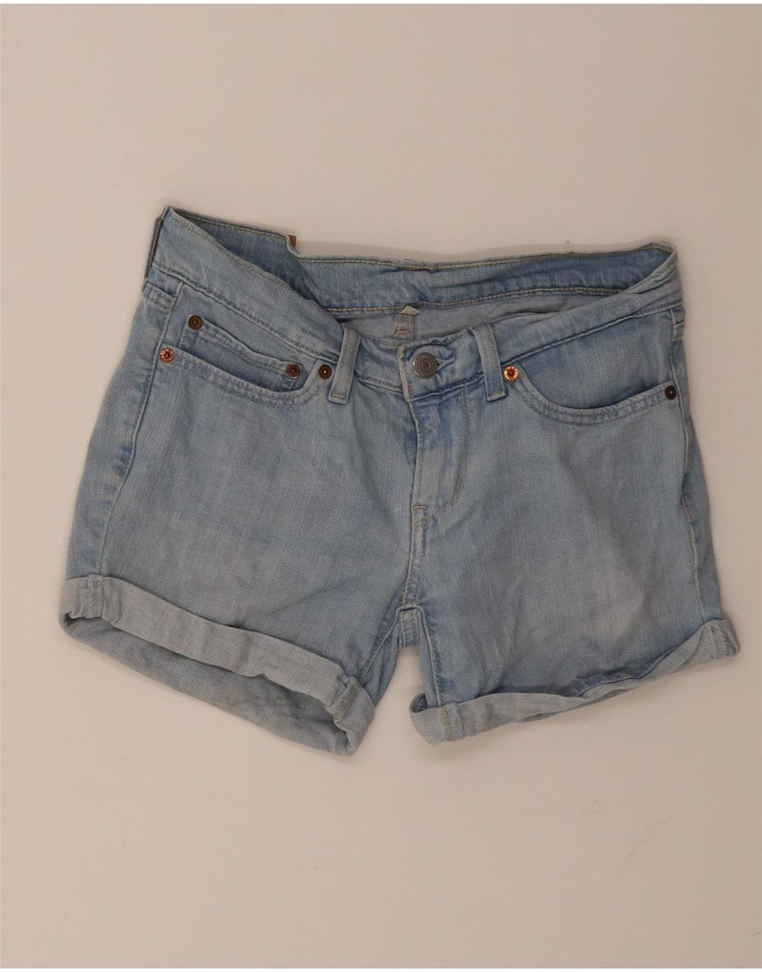 Pantaloncini di jeans da donna Levi's W24 XS Blu