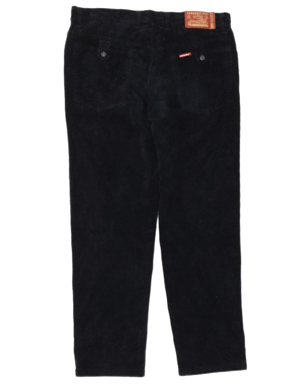 Pantaloni Carrera da uomo 700 dritti in velluto a coste IT 52 XL W36 L30 Blu Navy